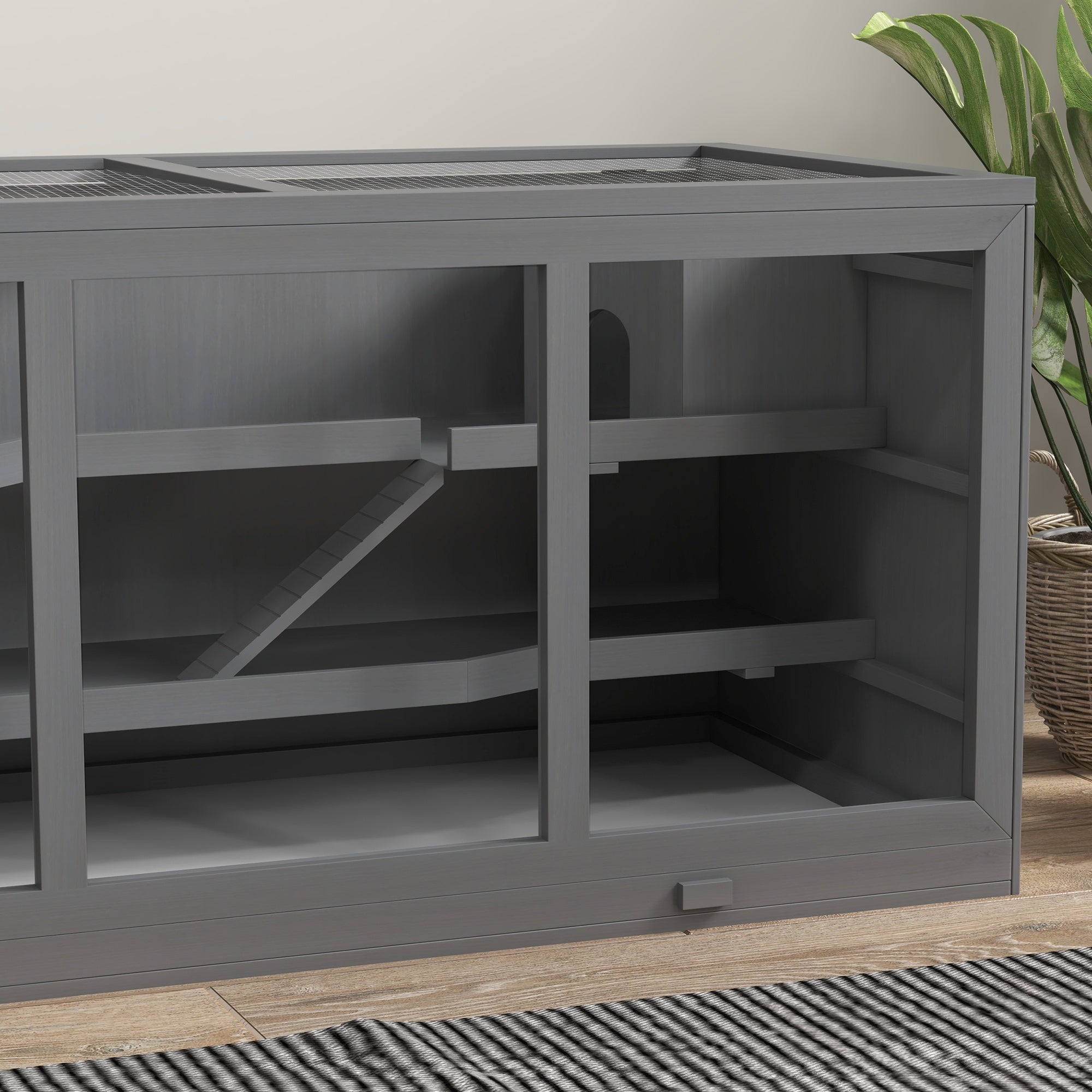 Oversized Wooden Hamster Cages, Gerbil Cages And Other Small Animal Habitats