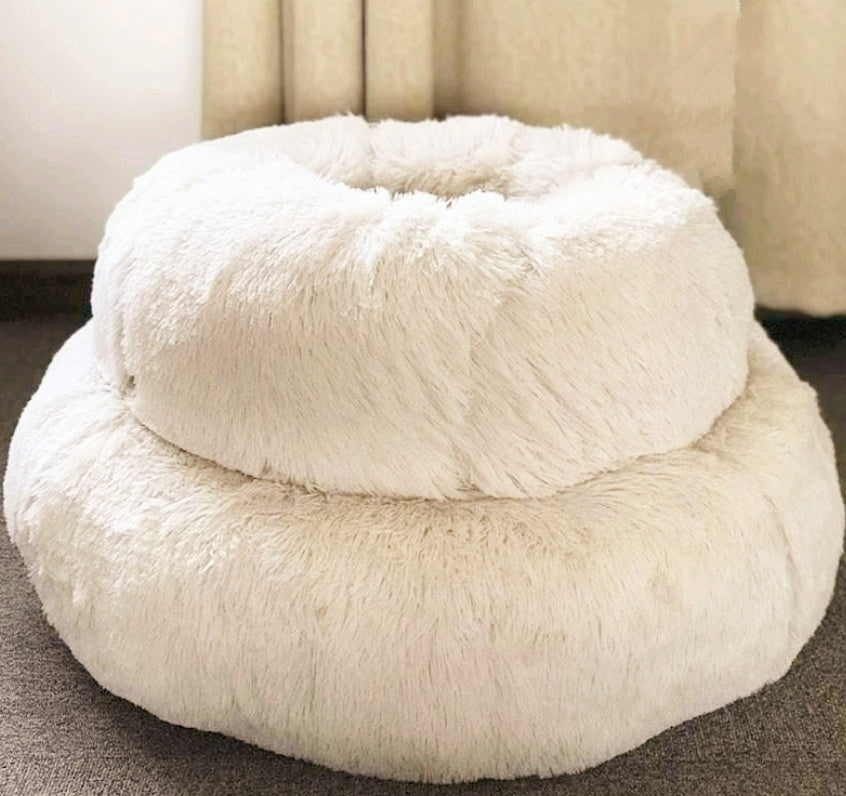 Dog Bed Round Plush Cat Litter
