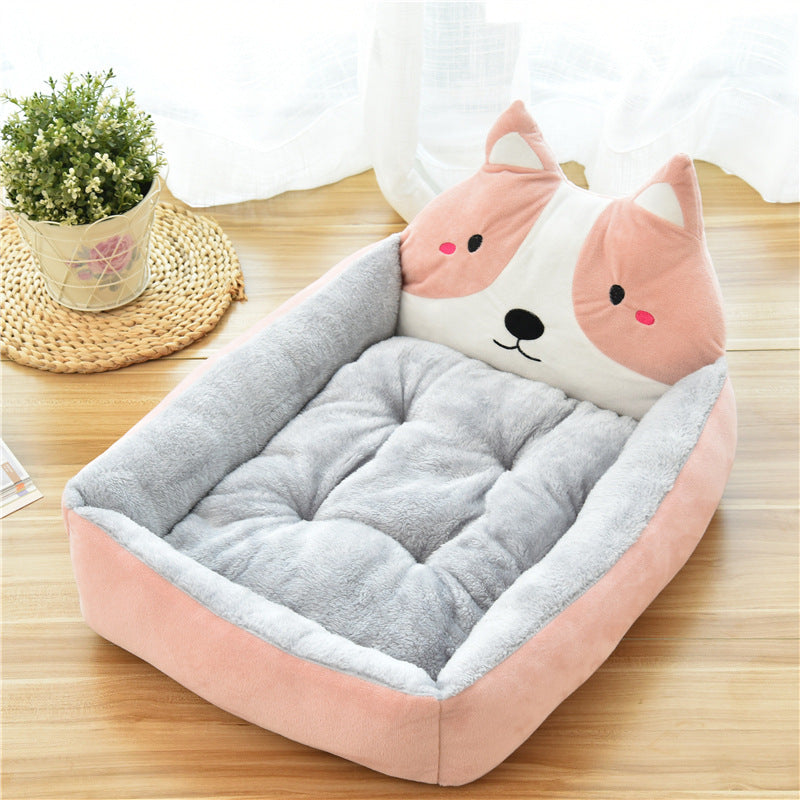 Pet Cat Dog Bed Warm Cozy House