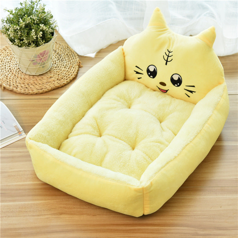 Pet Cat Dog Bed Warm Cozy House