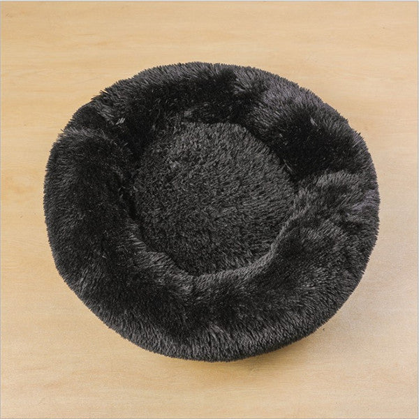Dog Bed Round Plush Cat Litter