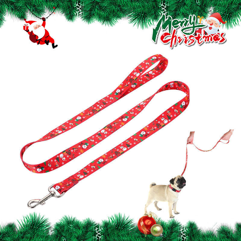 Christmas Collar Pet Holding Rope