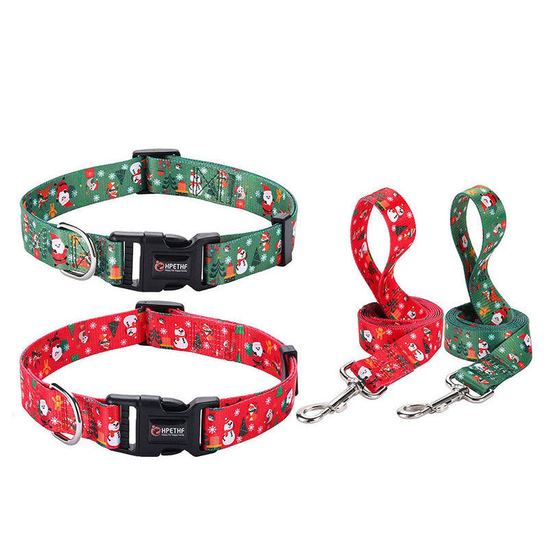 Christmas Collar Pet Holding Rope