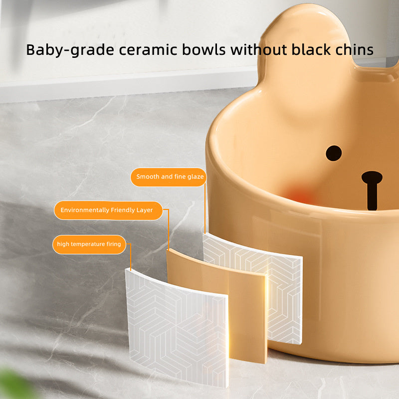 Pet Ceramic Bowl Large Caliber