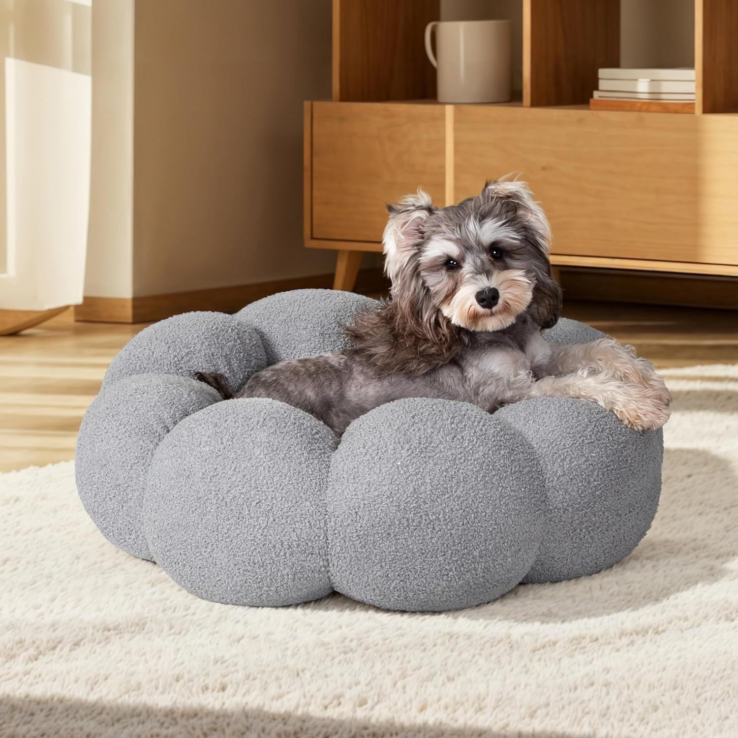 Cat Beds Fluffy Flower Kennel