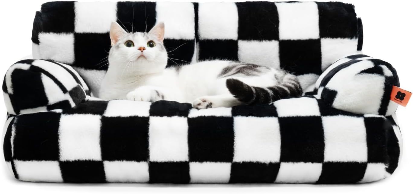 Fluffy Cat Couch Bed