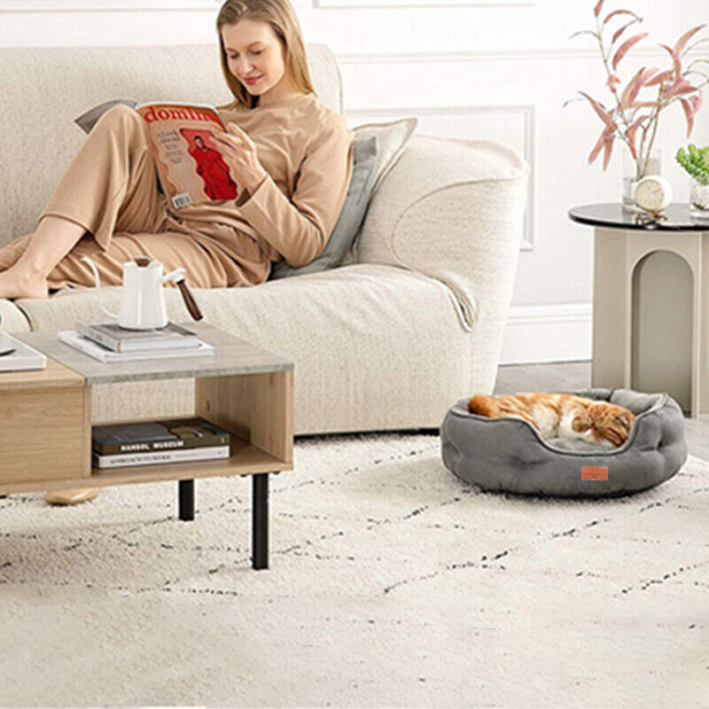 Dog Cat Beds Soft Washable Fleece