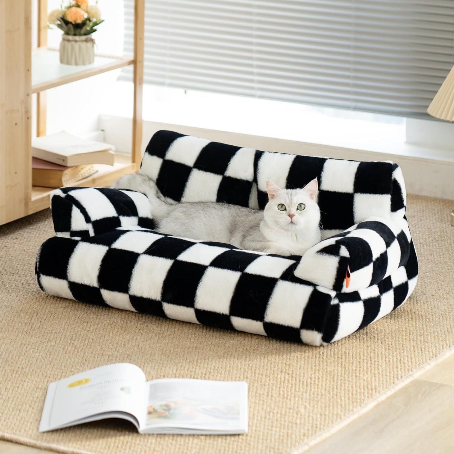 Fluffy Cat Couch Bed