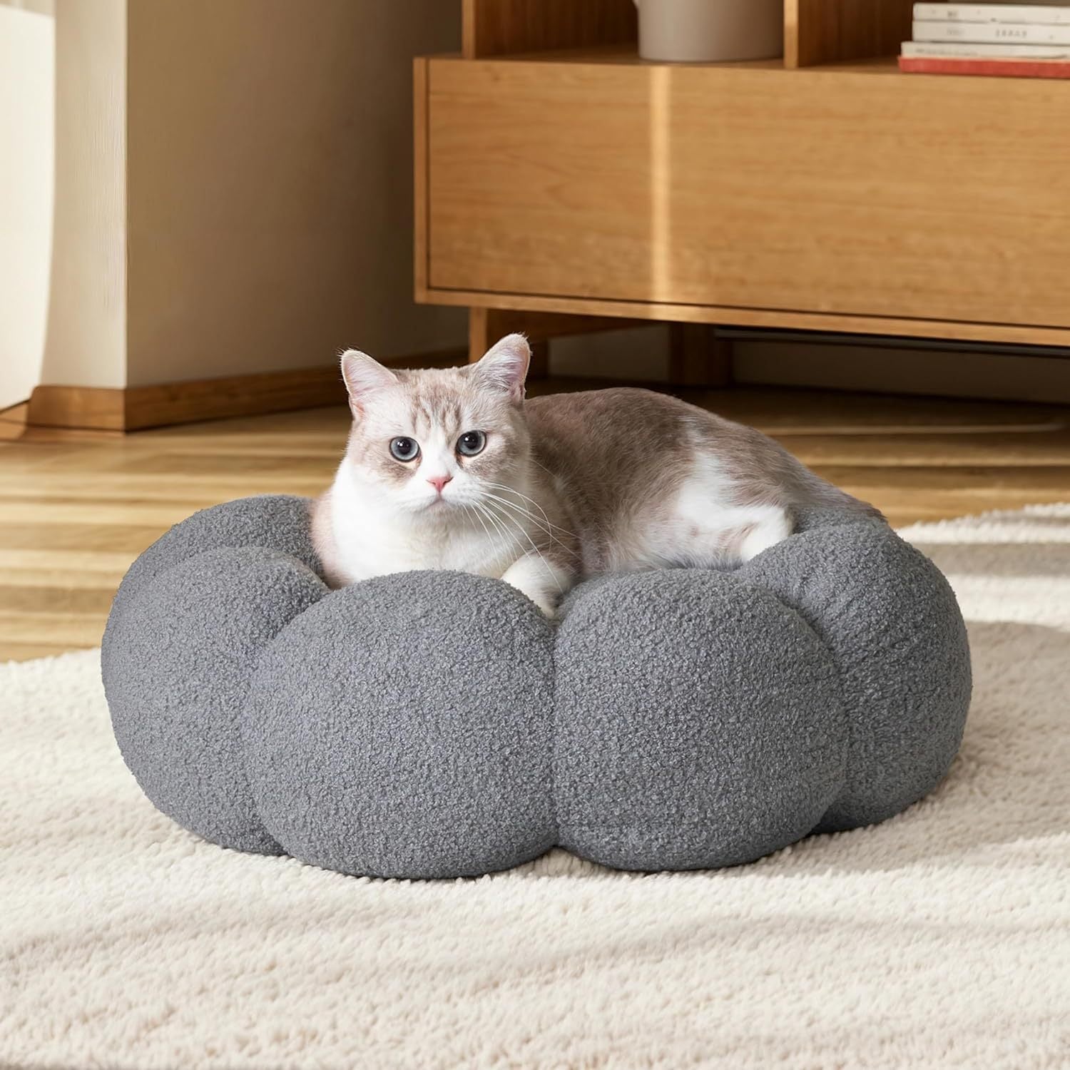 Cat Beds Fluffy Flower Kennel